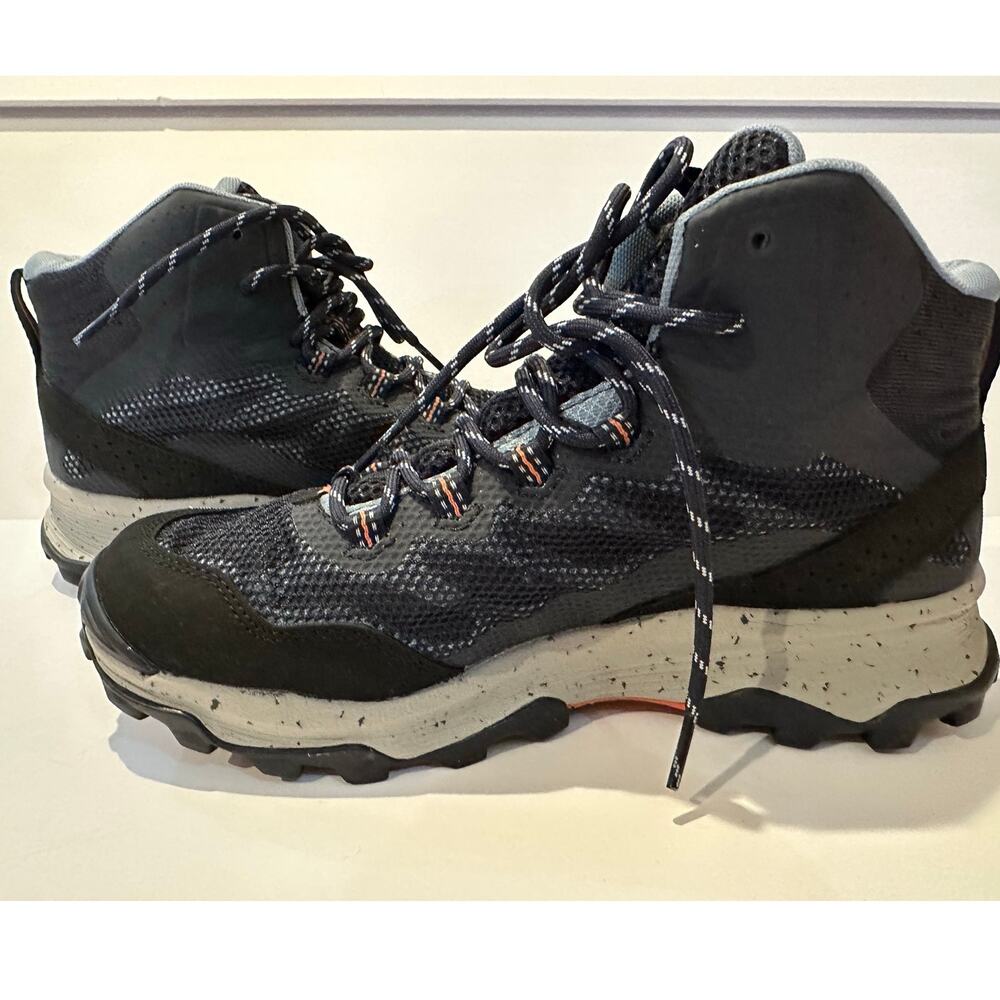 Merrell Speed Strike Mid Gore-Tex Hiking Boots Women’s 9 Navy Waterproof NWOB - Picture 6 of 12